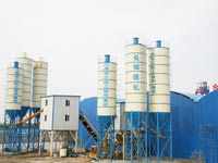 HZS75 concrete mixing plant