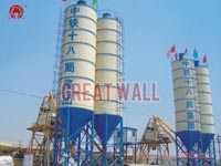 Double HZS50 Concrete Batching Plant Built in Xinghua Village, Fenyang, Shanxi Province